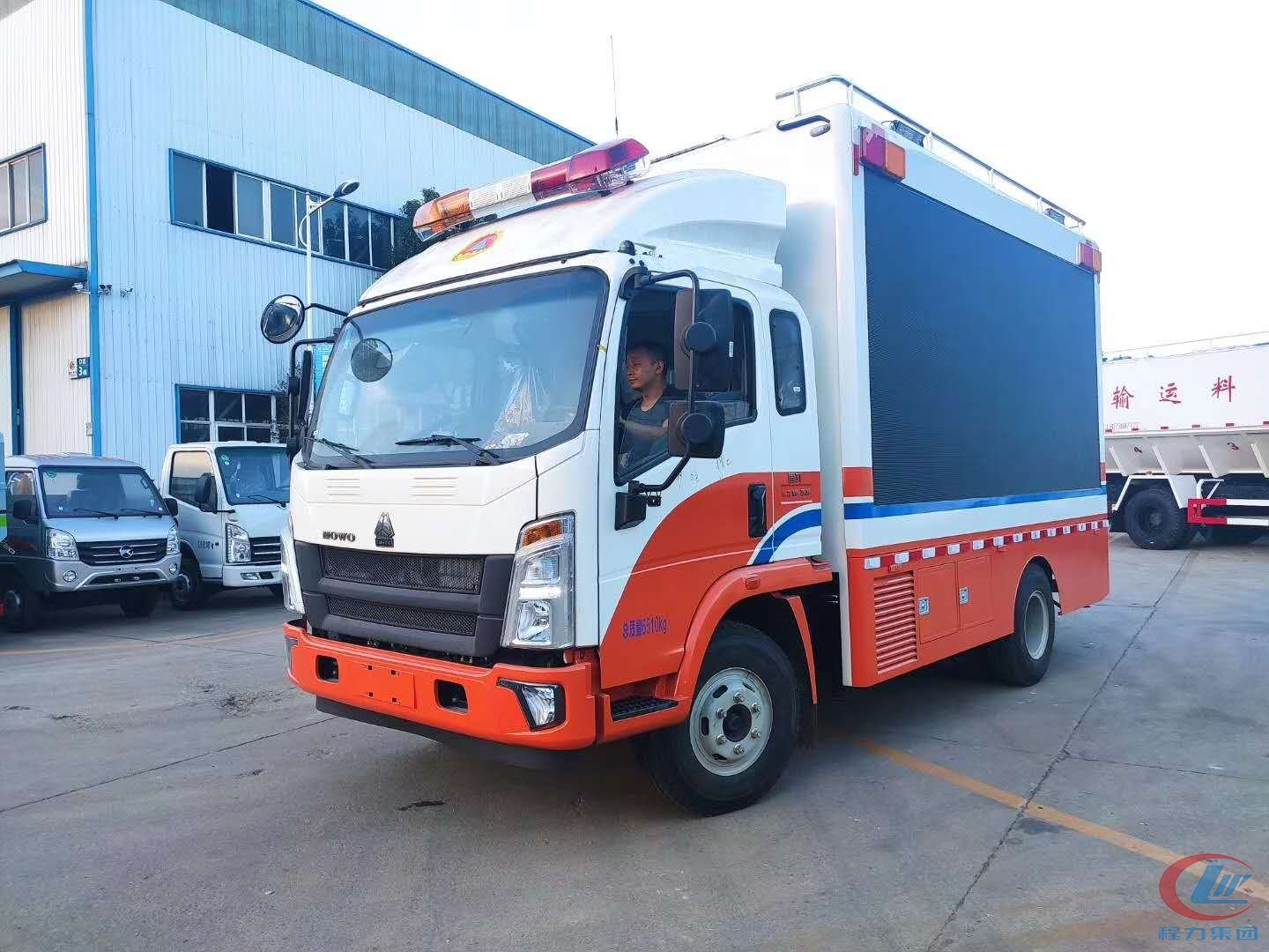 國六重汽豪沃人防應(yīng)急宣傳車