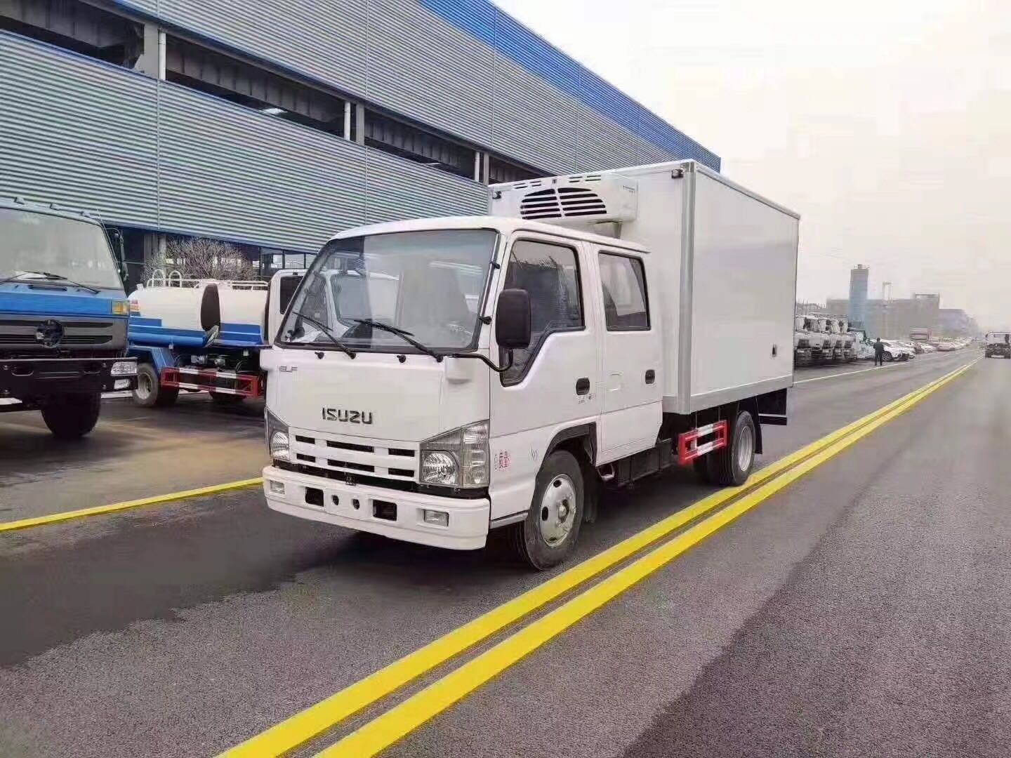 國(guó)六慶鈴五十鈴雙排冷藏車