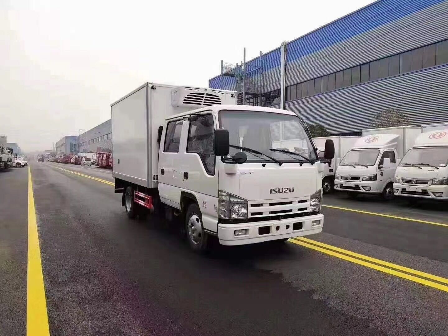 國(guó)六慶鈴五十鈴雙排冷藏車
