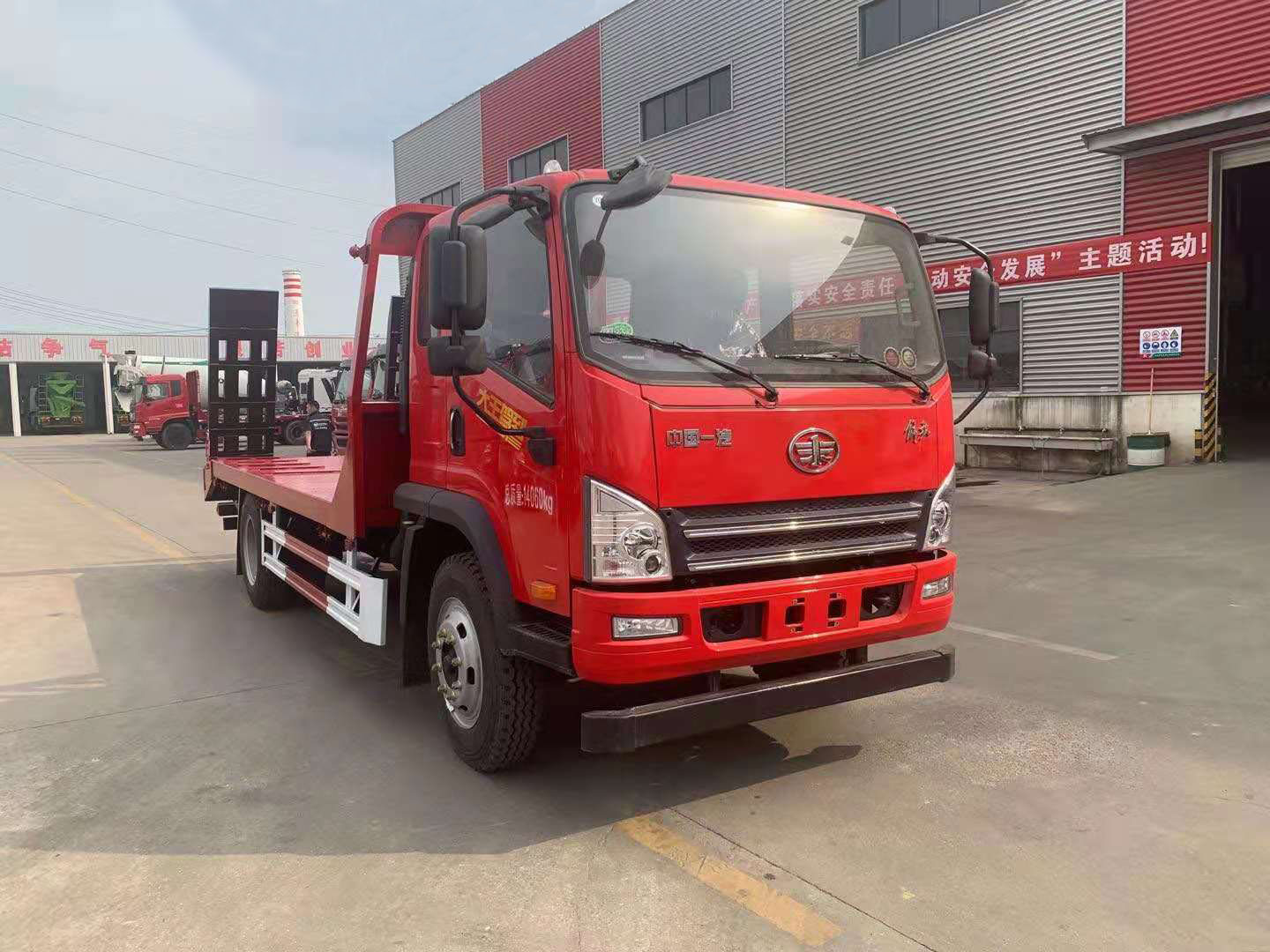國(guó)六解放虎V平板車運(yùn)輸車