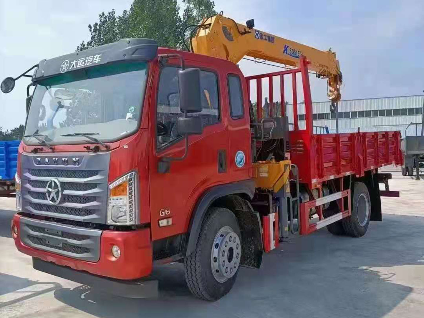 大運(yùn)G6國(guó)六單橋徐工6.3噸隨車吊