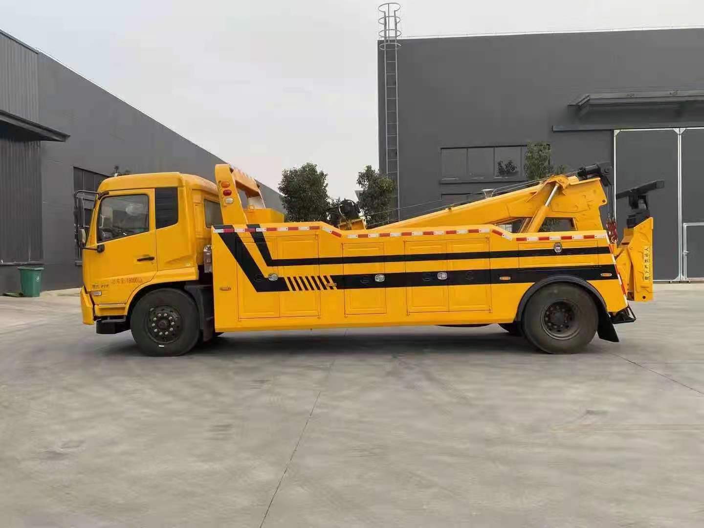 國(guó)六東風(fēng)天錦拖吊連體清障車(chē)