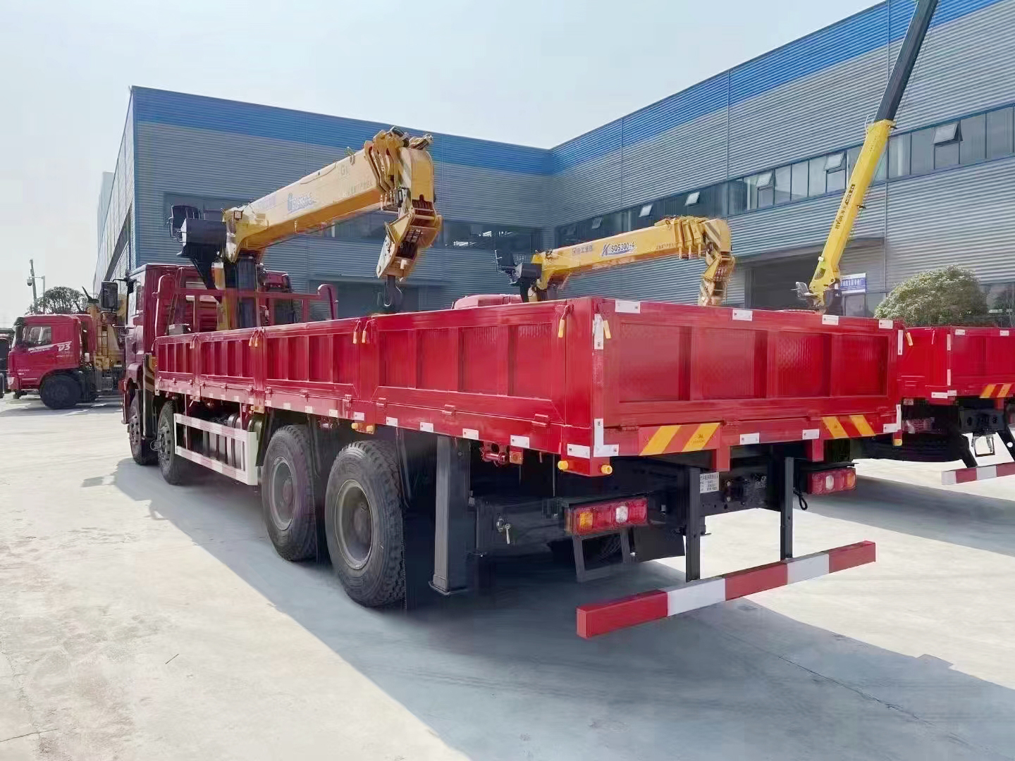 陜汽德龍前四后八14噸徐工隨車(chē)吊