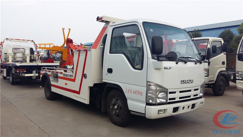 湖北程力五十鈴一拖一清障車(chē)高清圖