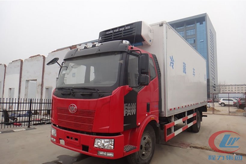 程力解放冷藏車(chē)解放J6--6.8米冷藏車(chē)高清圖